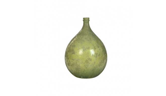 Vase Home ESPRIT Green Recycled glass Aged finish 40 x 40 x 56 cm