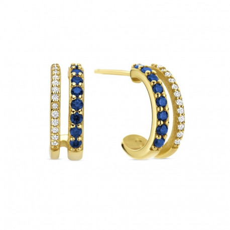 Ladies' Earrings New Bling 9NB-1575 Golden