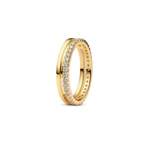 Ladies' Ring Pandora 163799C01-56 16 Golden