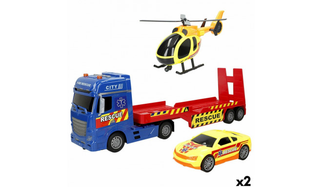 Vehicle Carrier Truck Speed & Go 55 x 17 x 12 cm (2 Units)