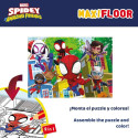 4 Pusle Komplekt Spidey 35 x 1,5 x 25 cm 48 Tükid, osad (6 Ühikut)