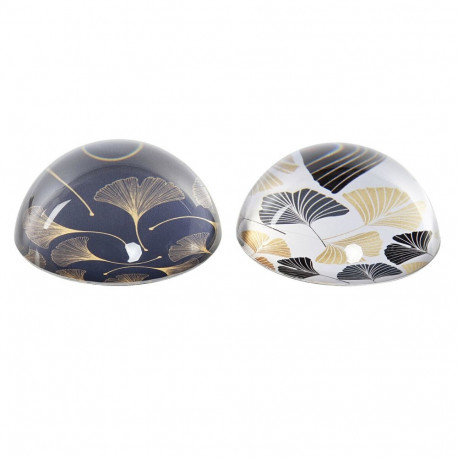 Kirjapress DKD Home Decor Kristall (2 Ühikut)