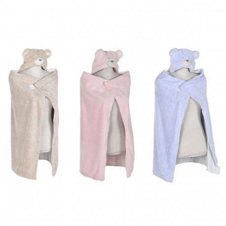 Tekk Home ESPRIT Sinine Beež Roosa 100 x 75 x 20 cm (3 Ühikut)