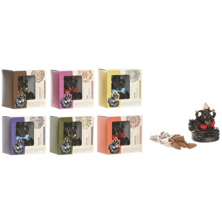 Aroomi põletaja Home ESPRIT Keraamiline Mandala Indiaan 13 x 8 x 12,5 cm Viiruk (6 Ühikut)