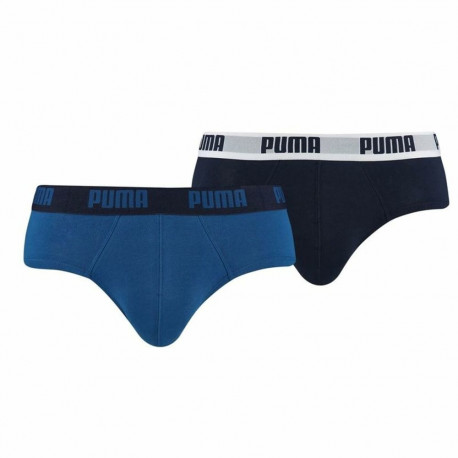 Pack of Underpants Puma Basic Blue 2 Pieces - S
