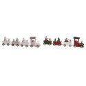 Jõuluehe DKD Home Decor Punane Roheline 35,5 x 5 x 8,8 cm (2 Ühikut)