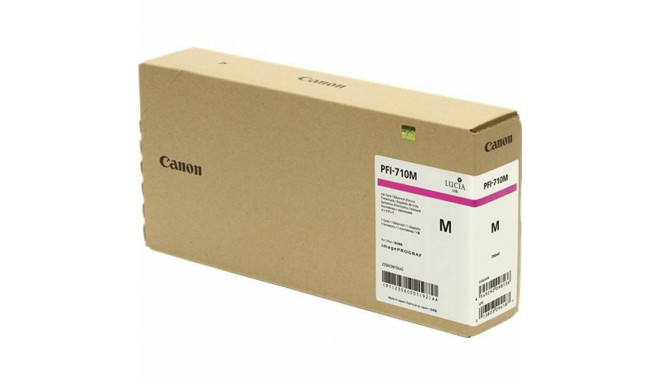 Originaalne Tindikassett Canon PFI-710M Must Fuksiinpunane