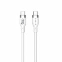 USB-C-kaabel Hyper HJ4002WHGL Valge 2 m