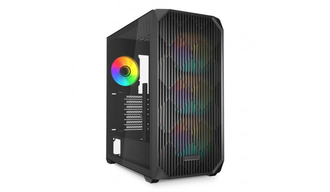 ATX Semi-tower Korpus Sharkoon AK3 RGB Must