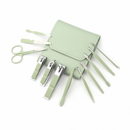 Maniküürikomplekt Paloma Beauties HIGIENE Y BIENESTAR Roheline 12 Tükid, osad