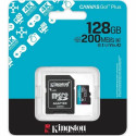 MicroSD Mälikaart koos Adapteriga Kingston CANVAS Go! Plus 128 GB