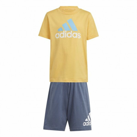 Laste Spordikostüüm Adidas 	Essentials Kollane - 9-10 aastat