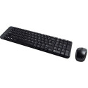 Klaviatuur ja Hiir Logitech 920-003168 Must QWERTY