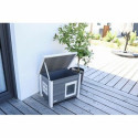 Cat Litter Box Kerbl White Wood