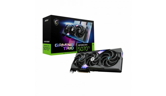 Graafikakaart MSI GEFORCE RTX 5070 TI 16G GAMING TRIO OC nvidia geforce rtx 5070 ti 16 GB GDDR6X