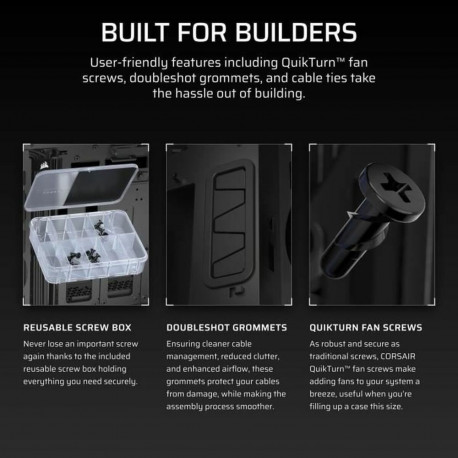 ATX Semi-tower Box Corsair Black