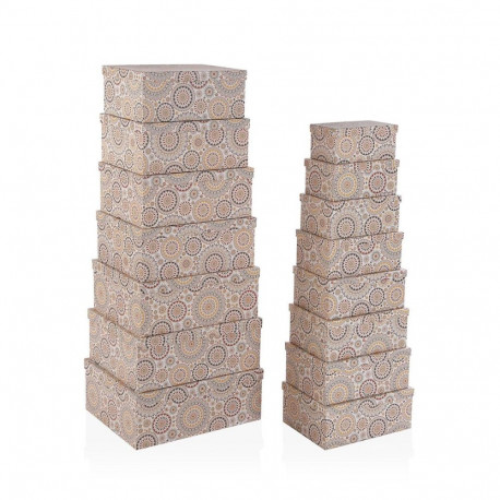 Dekoratiivsete karpide komplekt Versa MARRAKECH Papp (15 Tükid, osad)