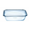 Food Preservation Container Pyrex Blue Transparent Rectangular