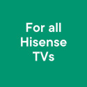 Hisense Universal Remote Control One For All Black