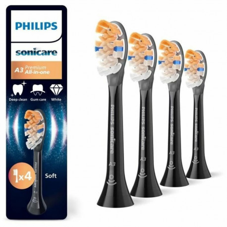 Asenduspea Philips Must 4 Ühikut