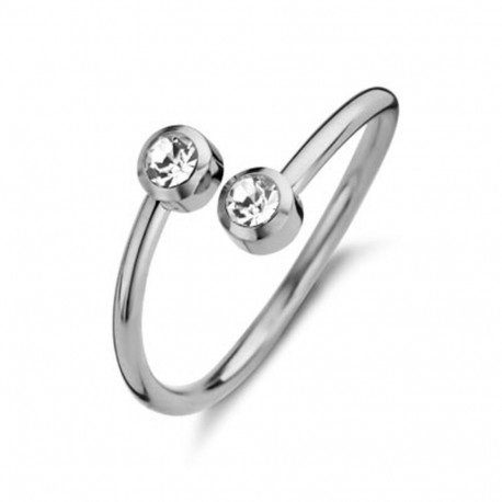 Ladies' Ring CO88 Collection 8CR-10024-54 Silver 14