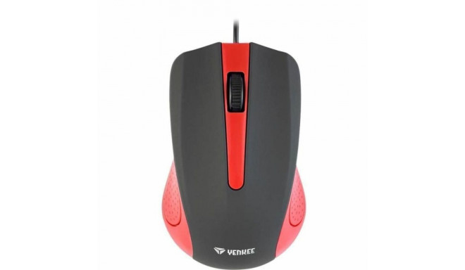 Mouse Yenkee YMS 1015RD Black 1000 dpi
