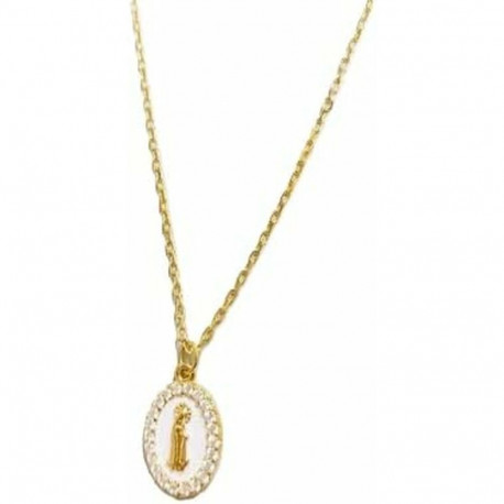 Ladies' Pendant Amen CLMISMGBF Golden