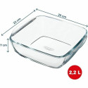 Ahjuvorm Pyrex Läbipaistev Borosilikaatklaas Kandiline