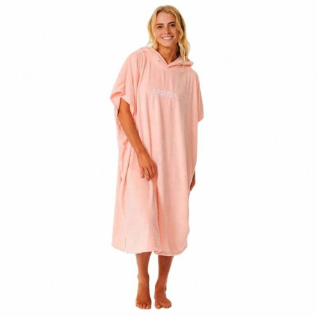 Kapuutsiga rätik-pontšo Rip Curl Classic Surf Lõheroosa