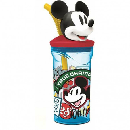 Kõrrega Klaasi Mickey Mouse True Champions 360 ml