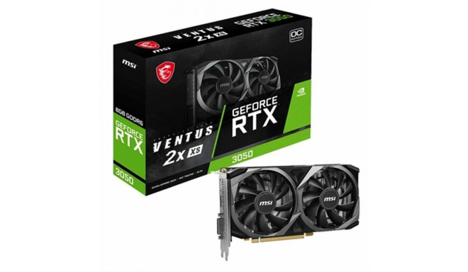 Graafikakaart MSI GEFORCE RTX 3050 VENTUS 2X XS 8G OC GDDR6