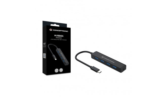 USB-jaotur Conceptronic CTC4USB3 Must