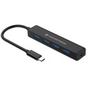 USB-jaotur Conceptronic CTC4USB3 Must