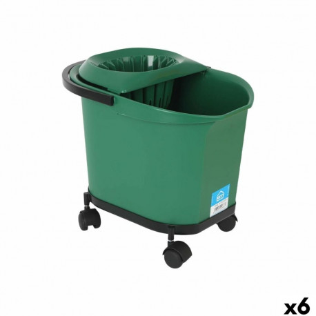 Puhastusämber Kety Roheline 16 L 40,5 x 30 x 35 cm (6 Ühikut)
