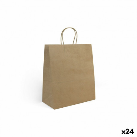 Paper Bag Algon Kraft 26 x 14 x 31 cm 3 Pieces (24 Units)