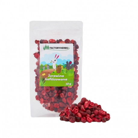 Küülikutoit Factoryherbs Freeze-dried cranberries Puuviljad Tšintšilja Merisiga Hamster Rott Hiir Nä