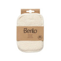 Exfoliating Mitt Berilo B7081-5 White Beige (12 Units)