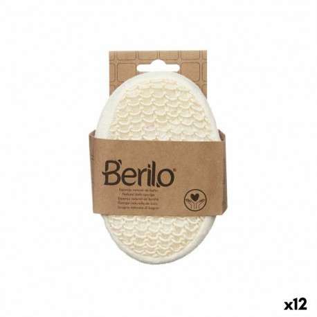 Käsn kehale Berilo B7083-8 B7083-8 Valge Beež 11 x 15 x 5 cm (12 Ühikut)