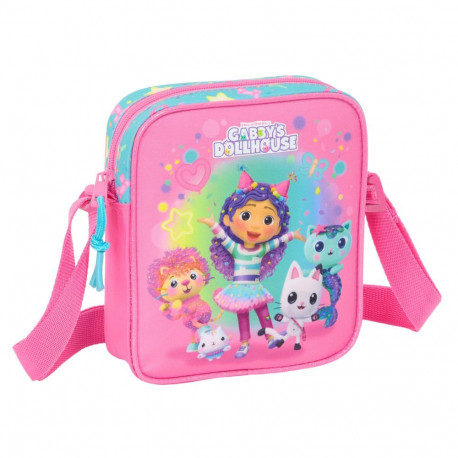 Õlakott Gabby's Dollhouse Confetti Roosa Türkiissinine 16 x 18 x 4 cm