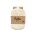 Exfoliating Mitt Berilo B7083-5 White Beige (12 Units)