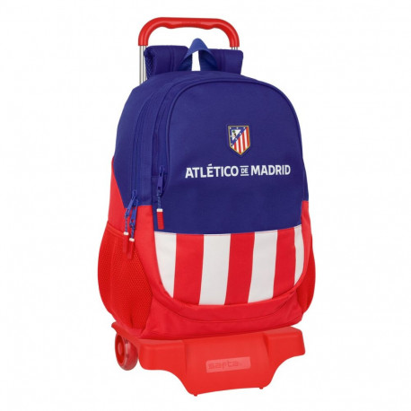 Kooliseljakott Atlético Madrid Sinine Valge Punane 32 x 44 x 16 cm