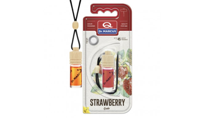 Auto Õhuvärskendaja Dr Marcus Ecolo Maasikas 4,5 ml Puit Kristall Lõhnaaine Ripats 4 Tükid, osad