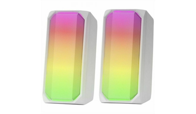 Kaasaskantavad Bluetooth Kõlarid Mars Gaming MSRGBW Valge 15 W 4 W
