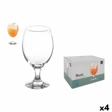 Set of cups La Mediterránea MUSKI 0,4 l 6 Pieces (4 Units)