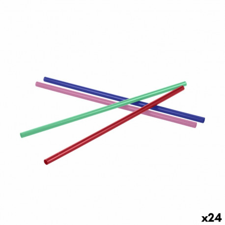 Taaskasutatav Joogikõrs Algon Plastmass 19,5 cm 6 mm 30 Tükid, osad 24 Ühikut