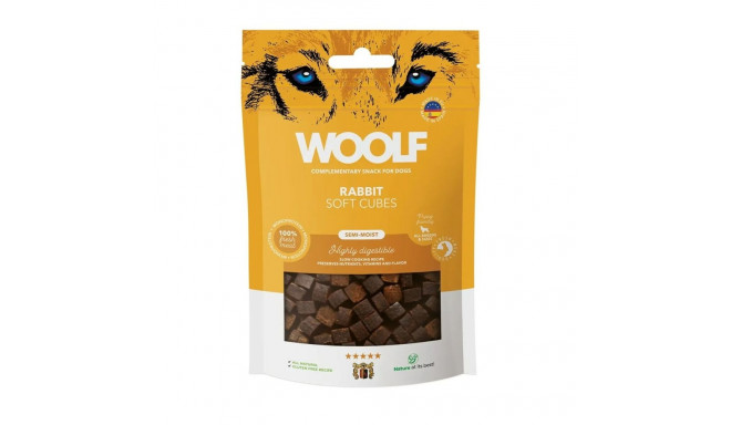 Dog Snack Woolf Soft Cubes Rabbit Rabbit 100 g