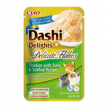 Snack for Cats Inaba Dashi Delights Delicate Flakes Kana 40 g