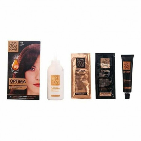 Ammoniaagivaba juuksevärv Llongueras Optima Nº 5.35-Passion Chocolate (1 Ühikut)