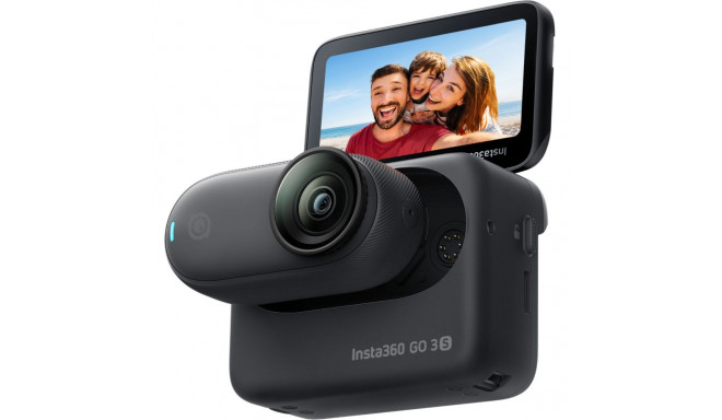 Insta360 GO 3S -seikluskaamera, 128 GB, must