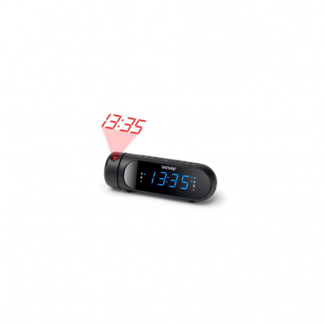 Denver CPR-700 Uhrenradio m. Projektion/USB schwarz